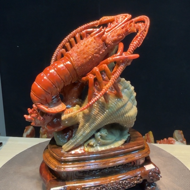 绿***园寿山石寿山石摆件文化