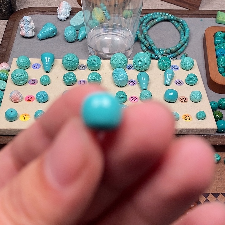 原生态湖北矿散珠配饰，尺寸10