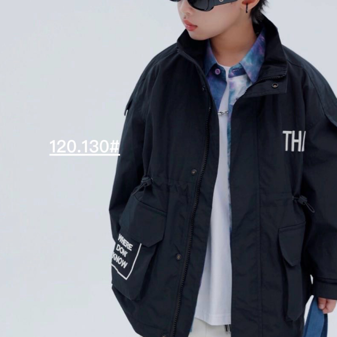 85818#中大童木瓜汁 风衣外套品质好货男童男孩时尚休闲