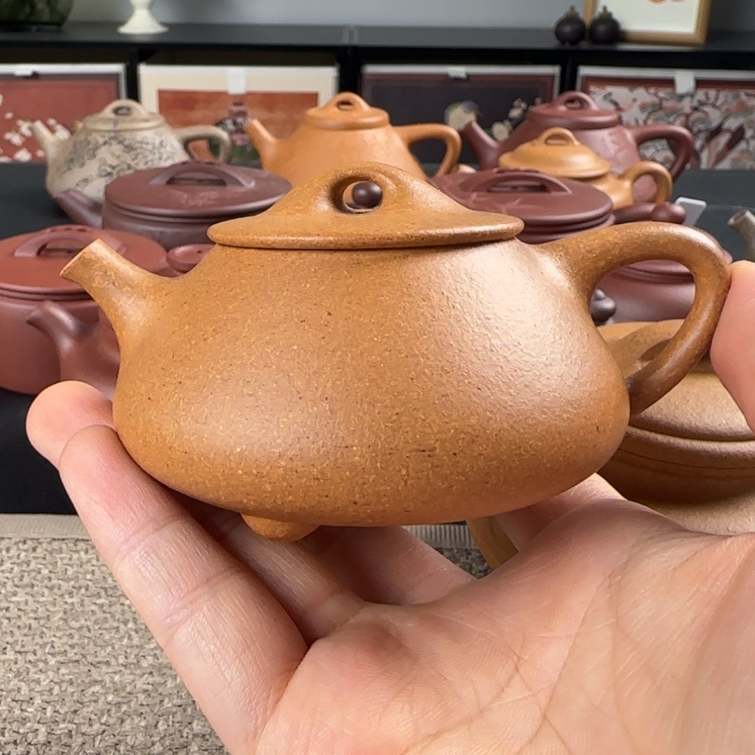 青***灯茶壶紫砂微瑕景舟