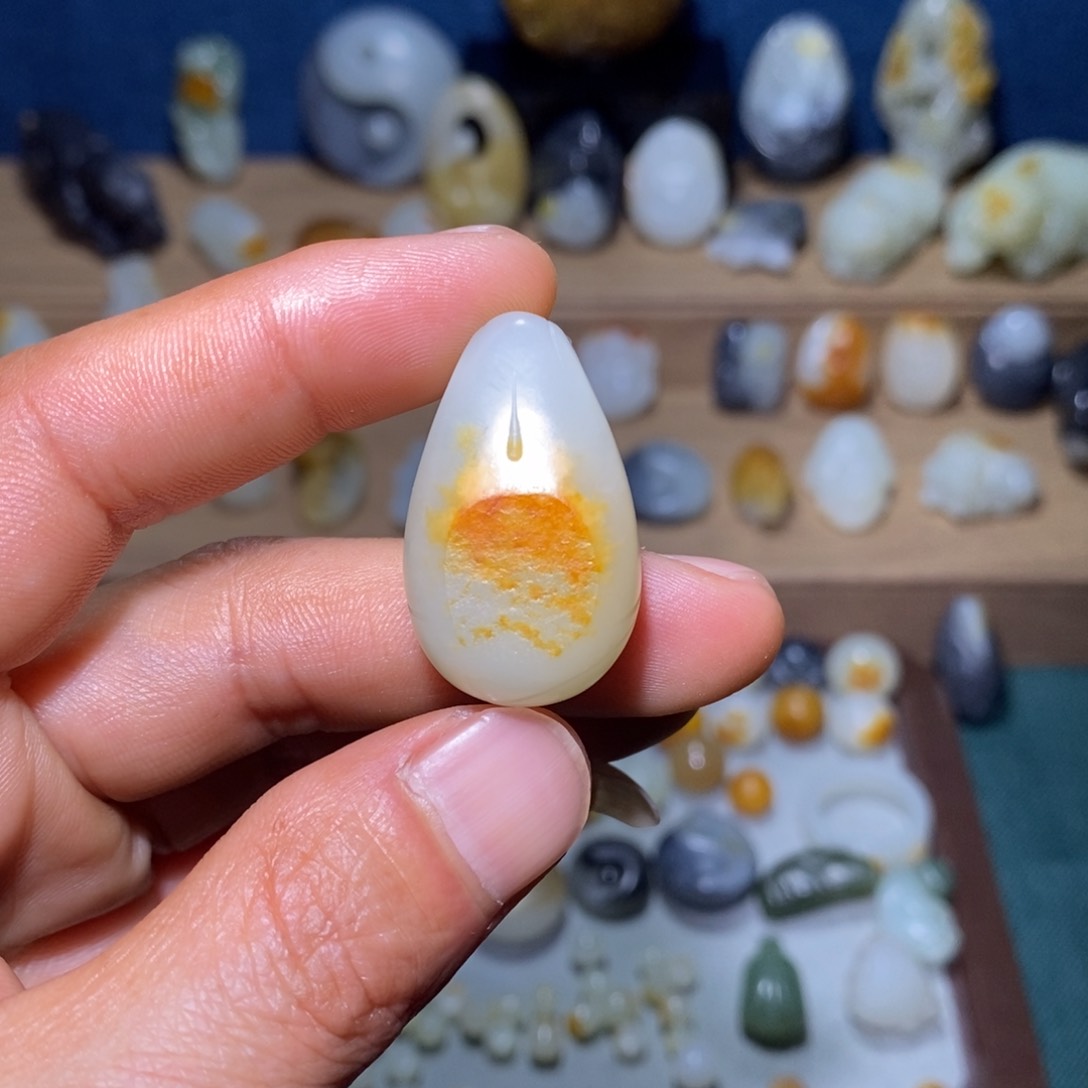 和田玉吊坠(不含链)未镶嵌