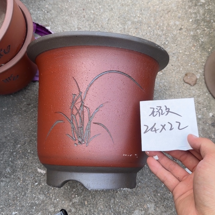 紫砂花盆特价清仓