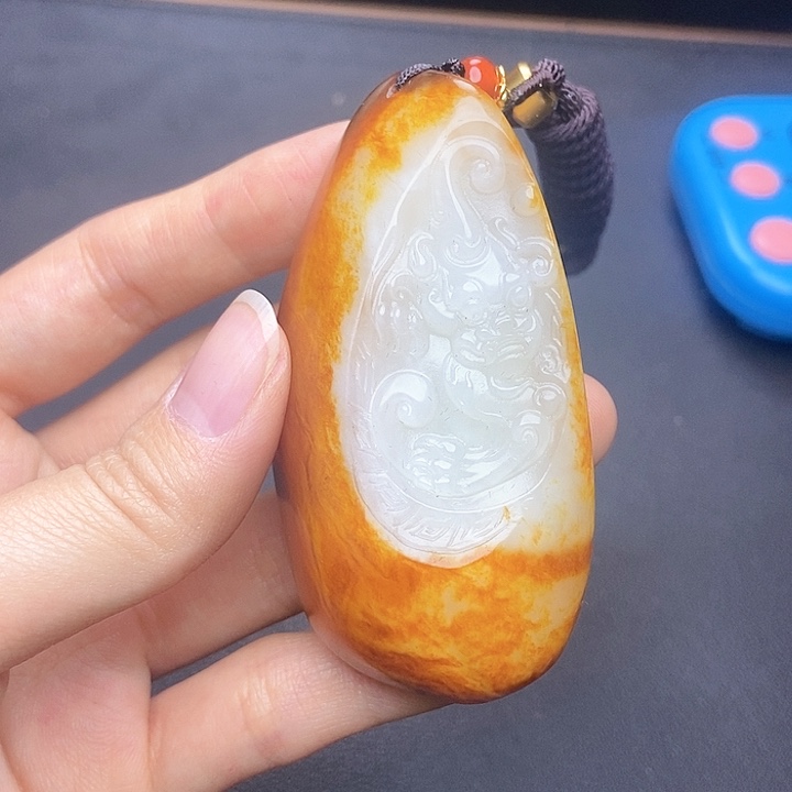 和田玉挂件未镶嵌N