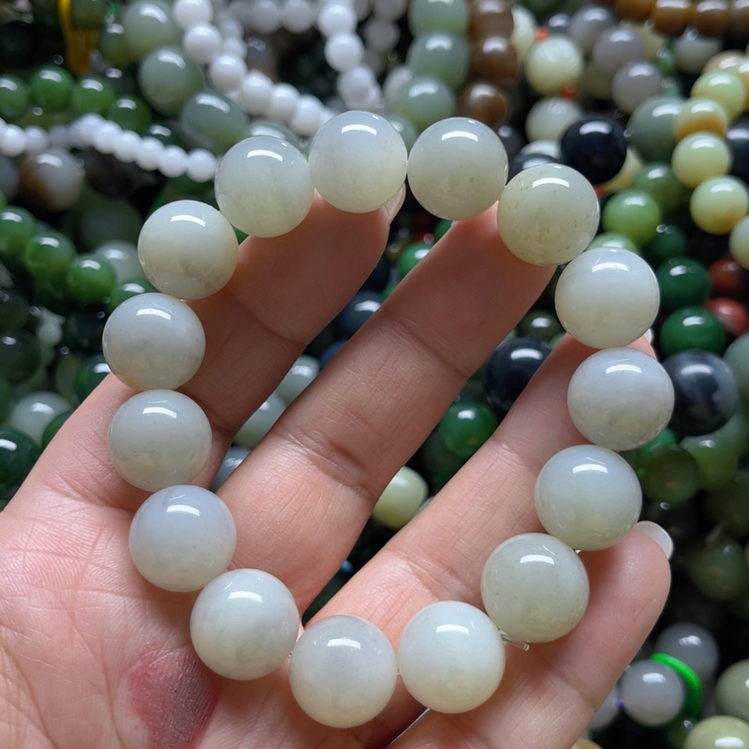 和田玉手链未镶嵌