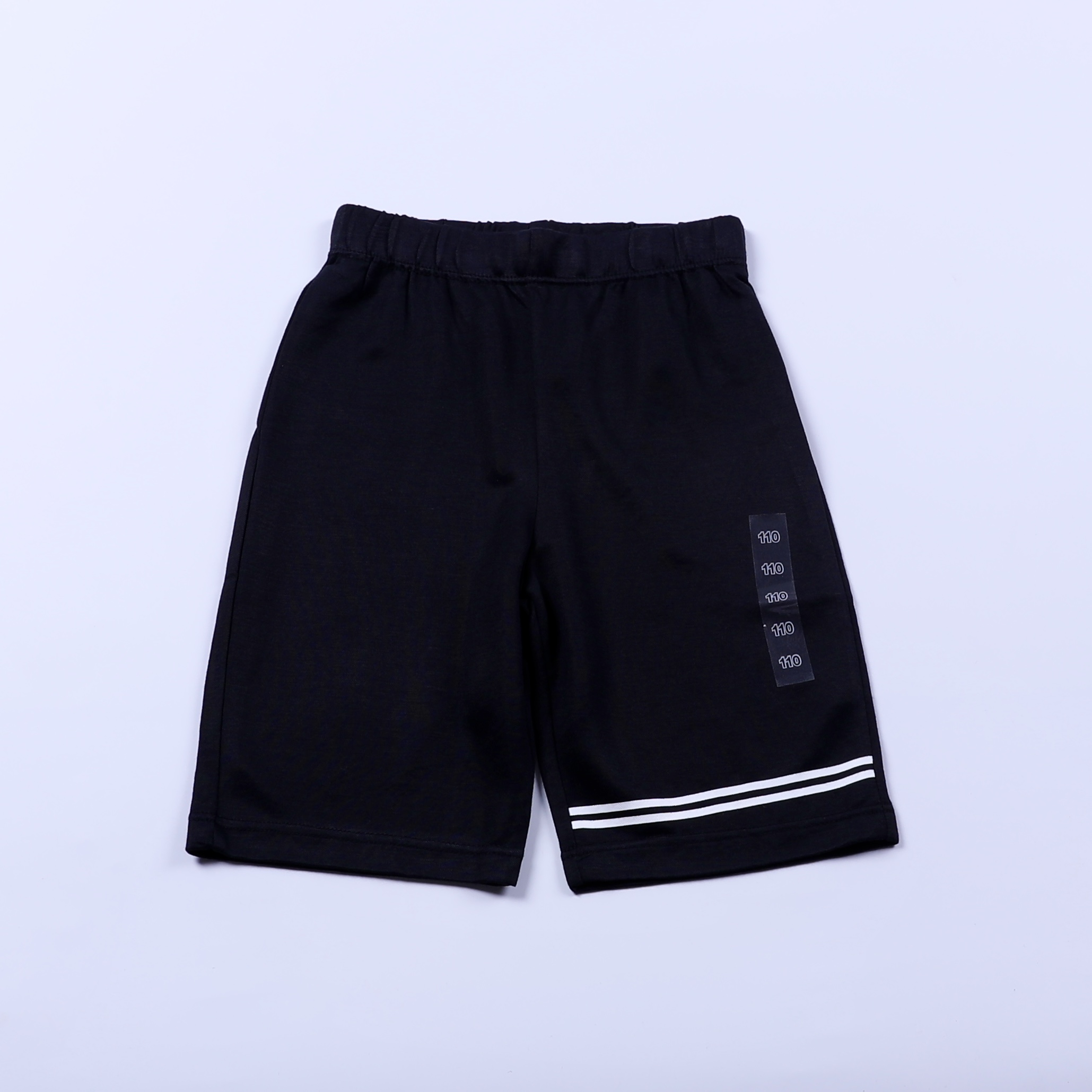 直播中裤针织休闲裤黑色夏季休闲裤裤子童装松紧带男童短裤