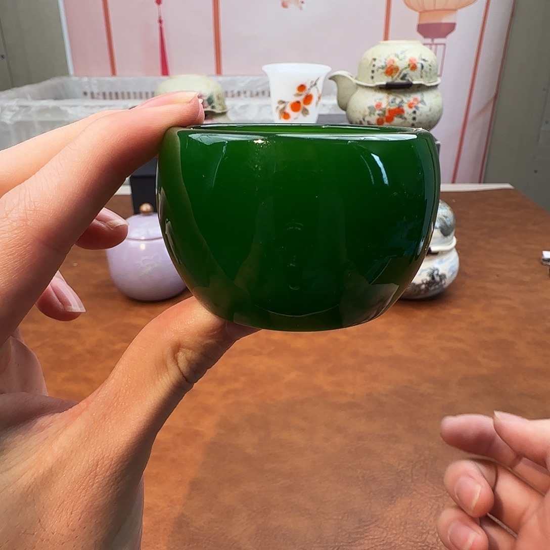 颜瓷闪购商品链接帝王绿小杯