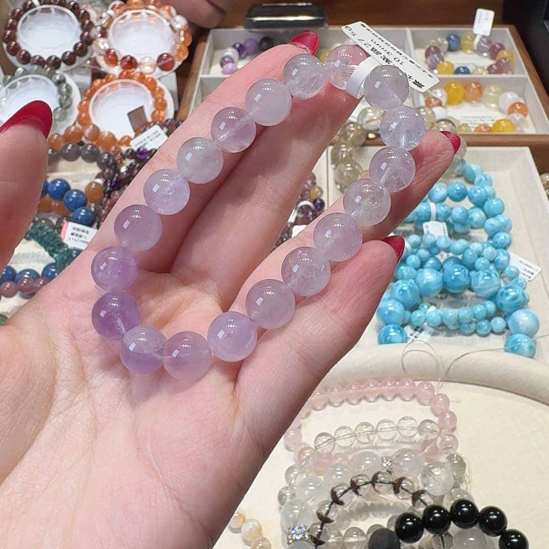 水晶未镶嵌手链渐变