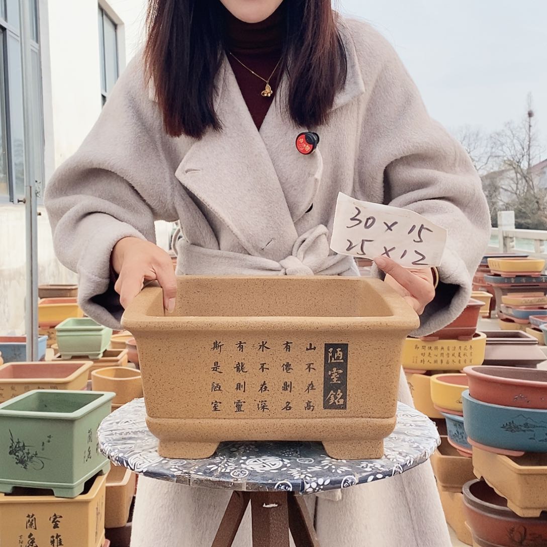 紫砂花盆紫砂花盆