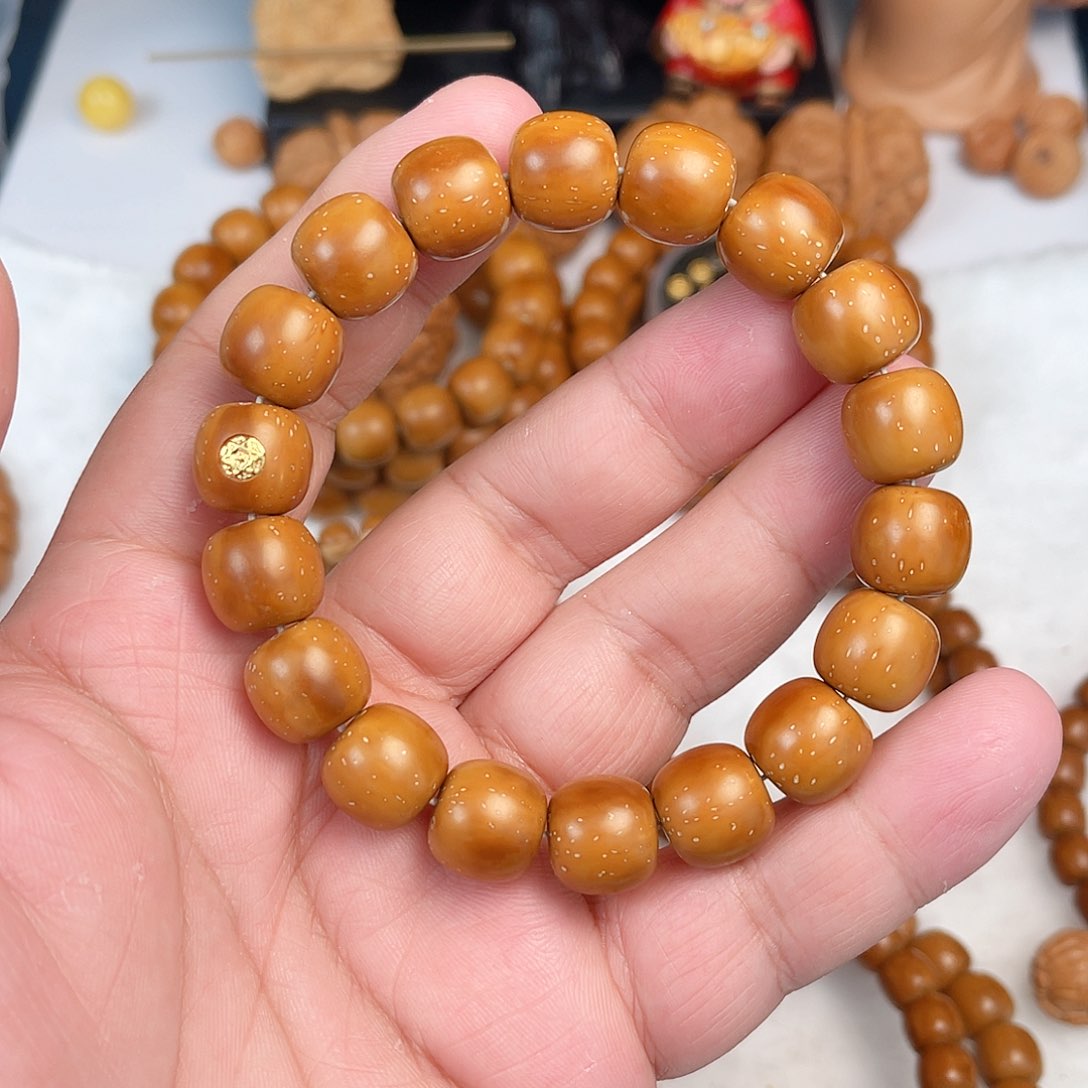 紫金鼠手串半实心