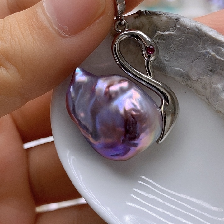 淡水珍珠未镶嵌吊坠(不含链)