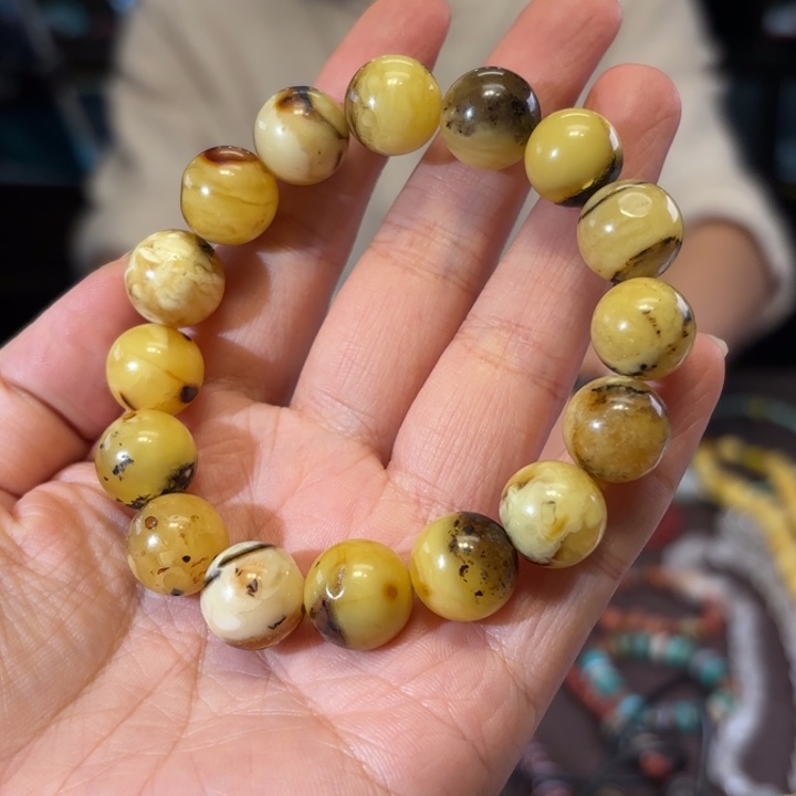 未镶嵌颈饰蜜蜡蜜蜡