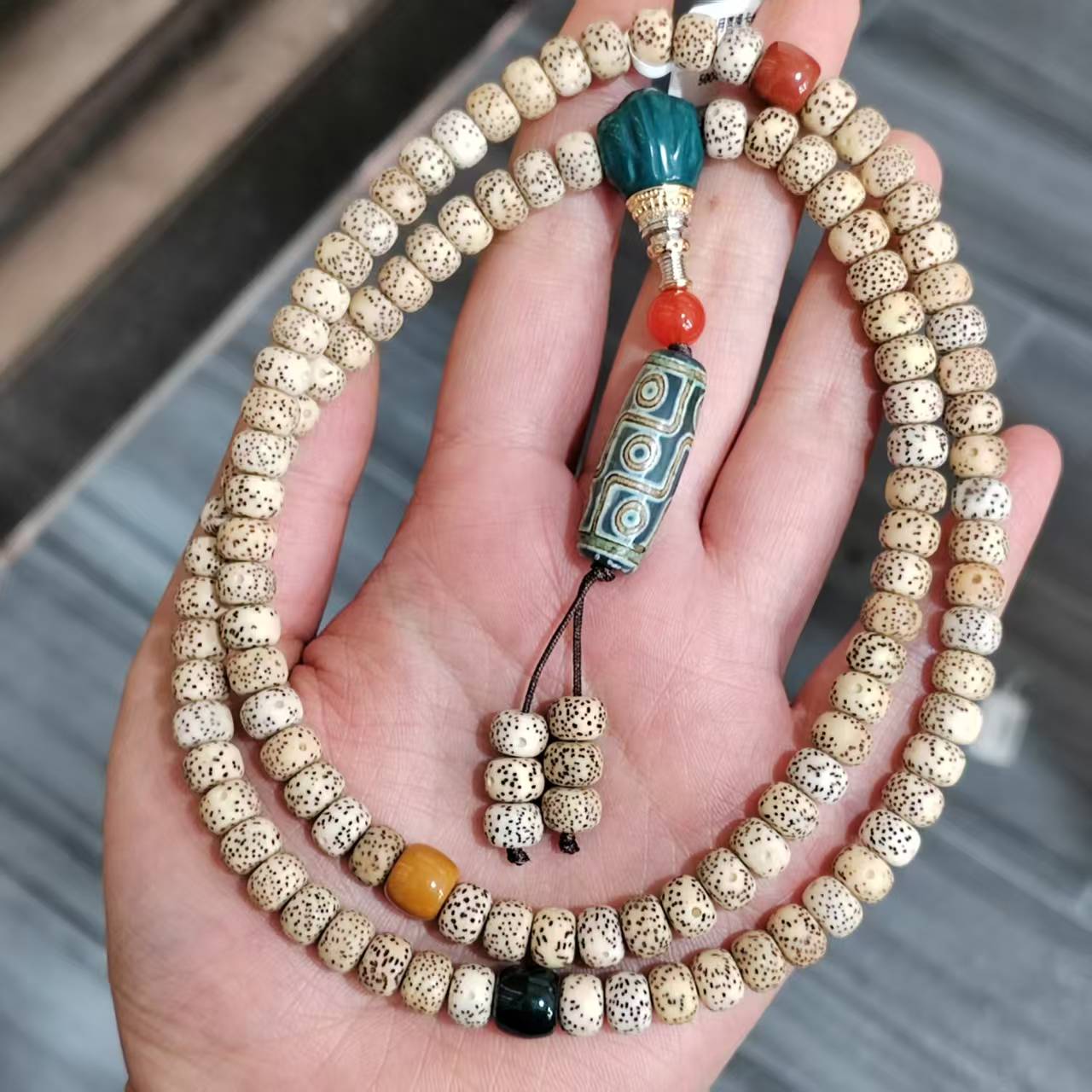 A2 星月菩提算盘珠手串男女款卡6x8 328 （配A2礼盒套装）