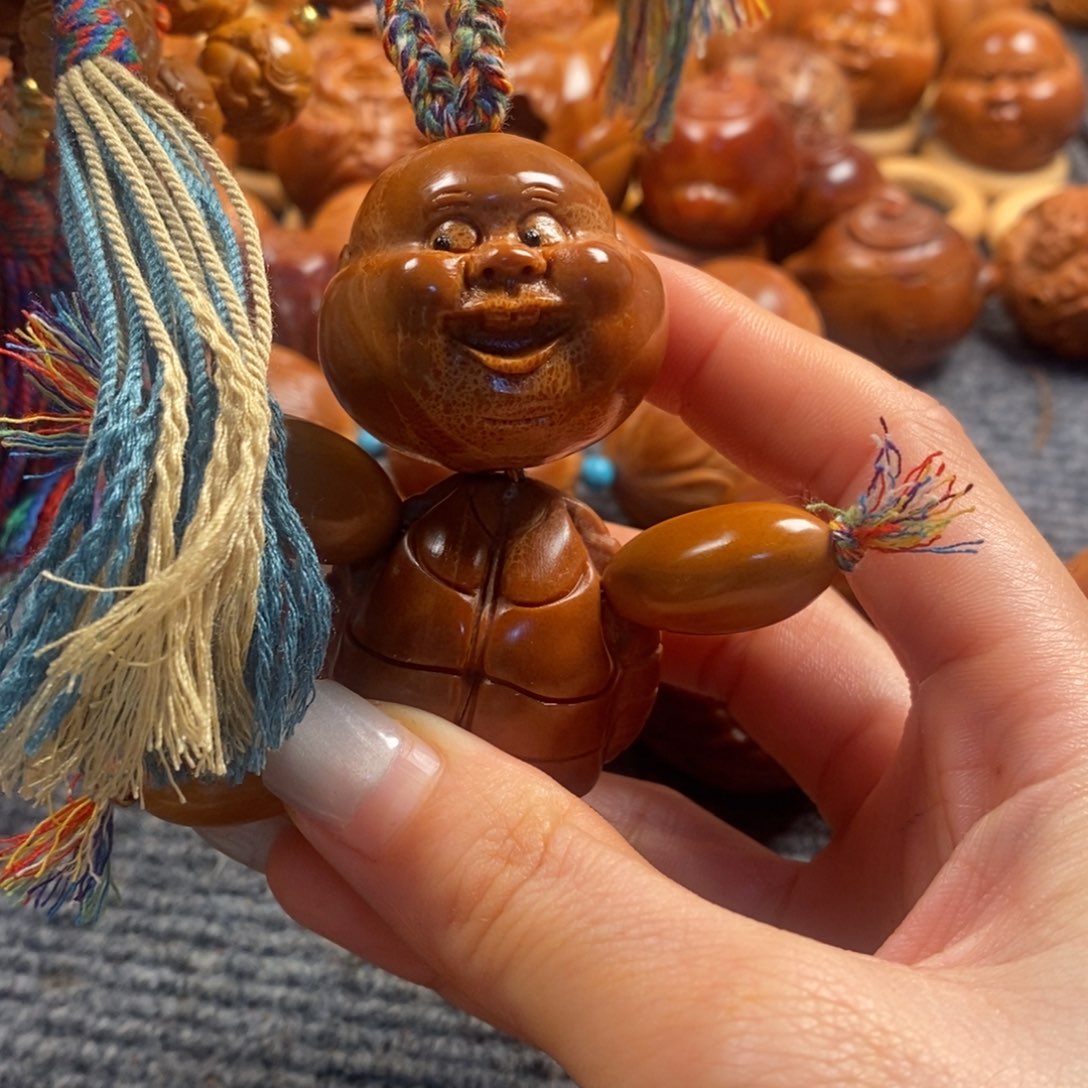 森***阳橄榄核手串/手链龟仙人富贵人生