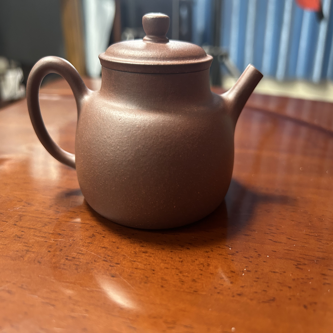 200cc半手工宜兴原矿紫砂茶壶