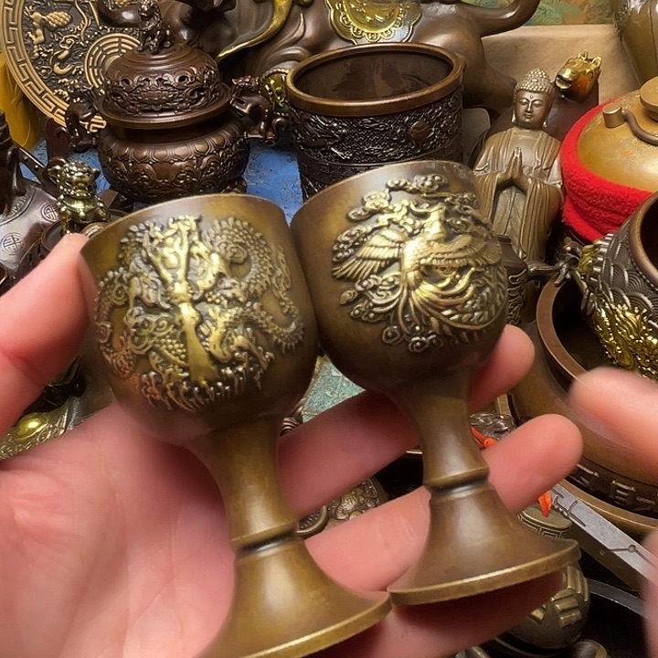 精美铜器批发档口