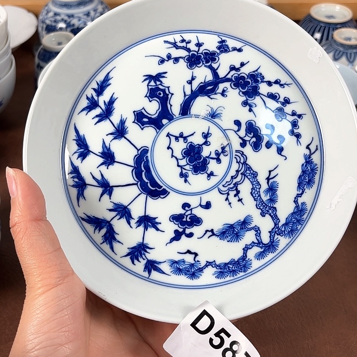 微瑕手工手绘茶具587