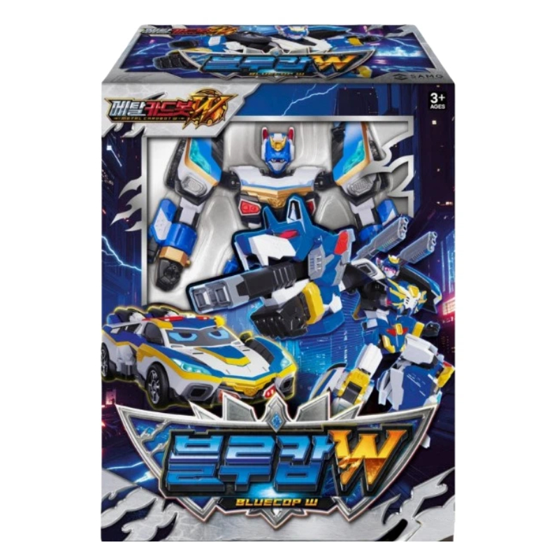 韩版炫卡斗士W正版合体变形机器人儿童男孩动漫玩具