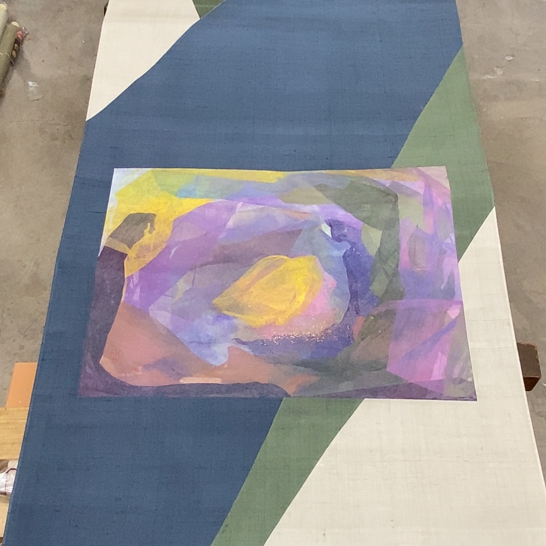 横款装饰画彩色画