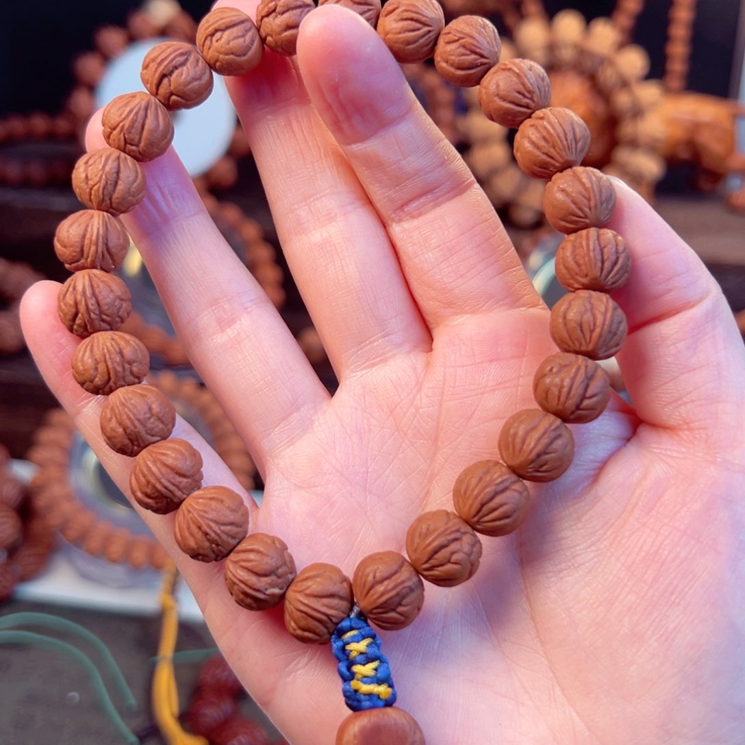 【闪购商品】桃核手串温*13尺寸玉龙脊