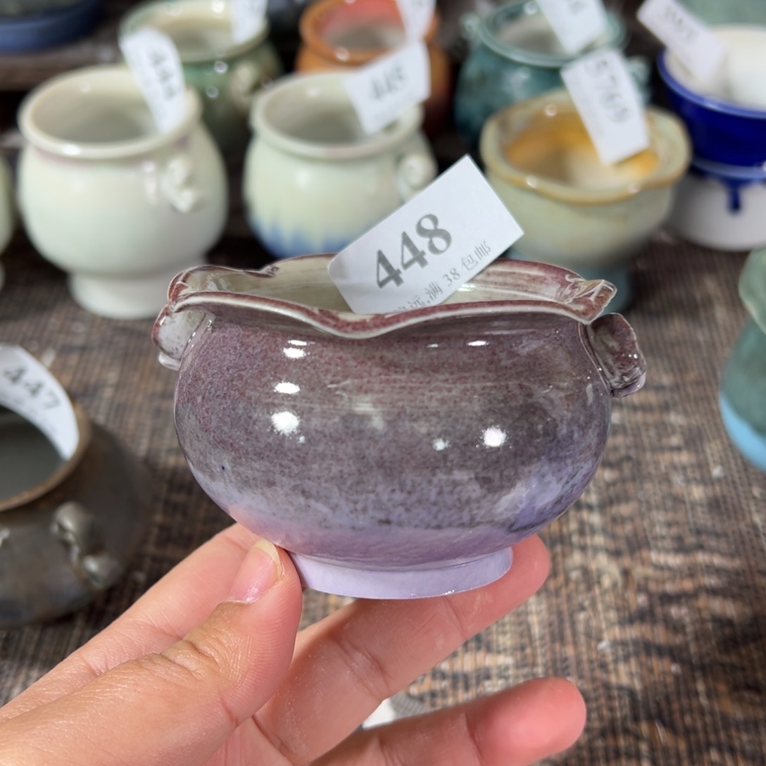 红陶景德镇手工花盆