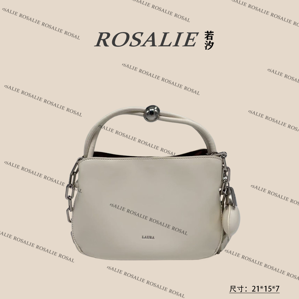  【若汐Rosalie】SD-5350-奶油白-轻奢小众时尚百搭女士包包