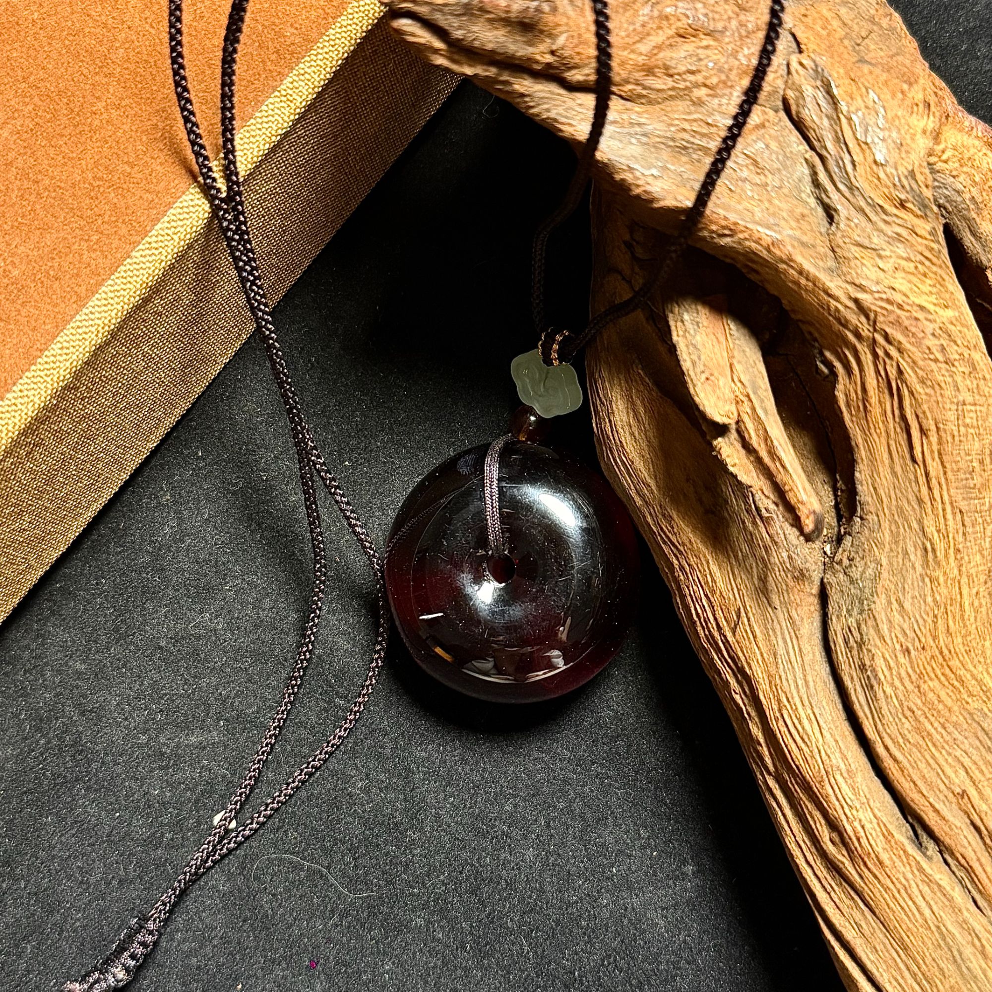 血色平安扣（无礼盒）