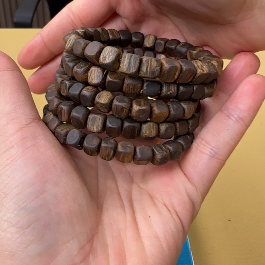 沉香手串绿棋张勺子多样性发货1条08