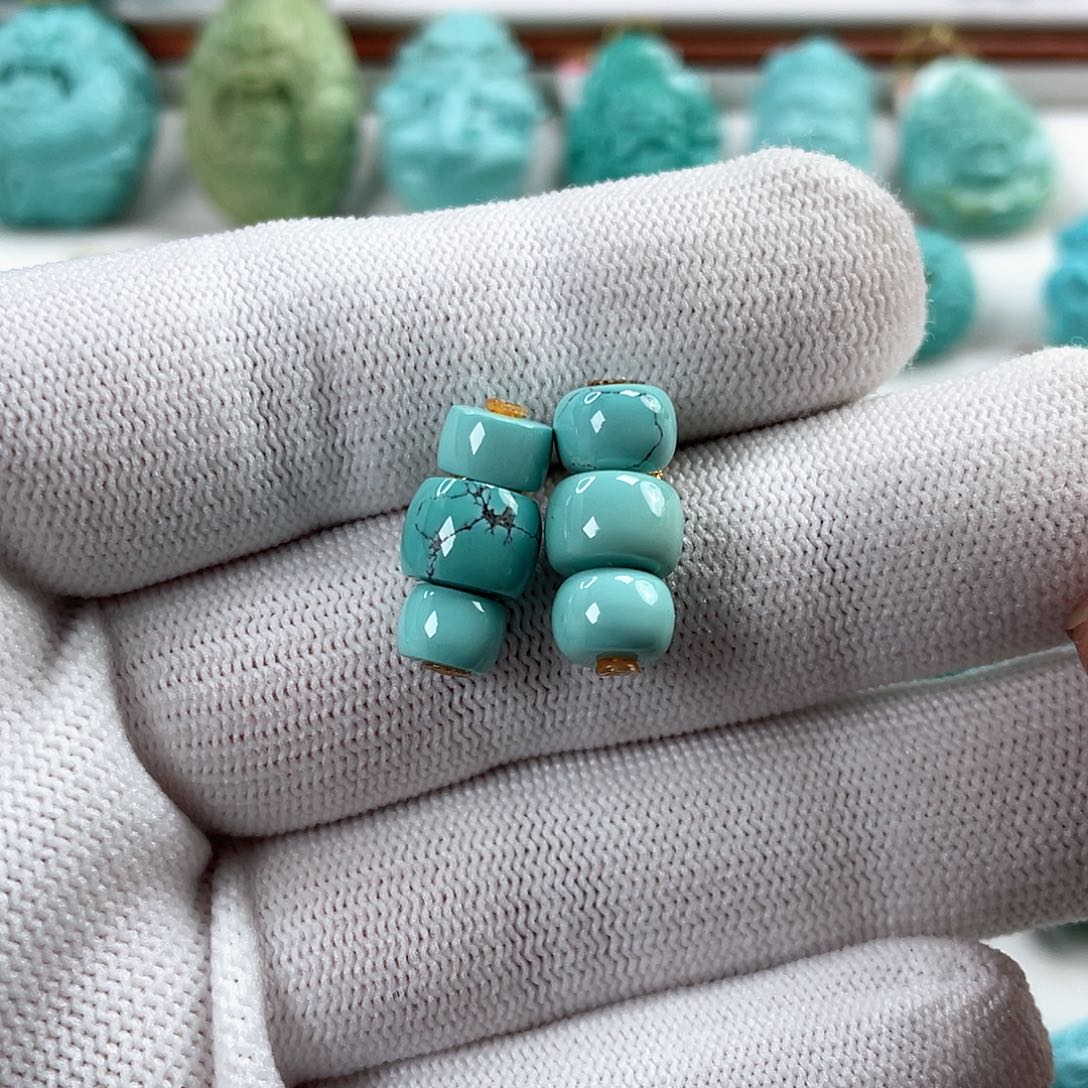 绿松石车挂未镶嵌