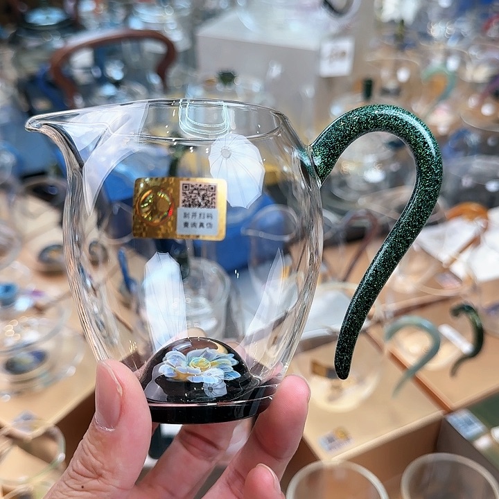 禾器雅青黑金怡然公道杯
