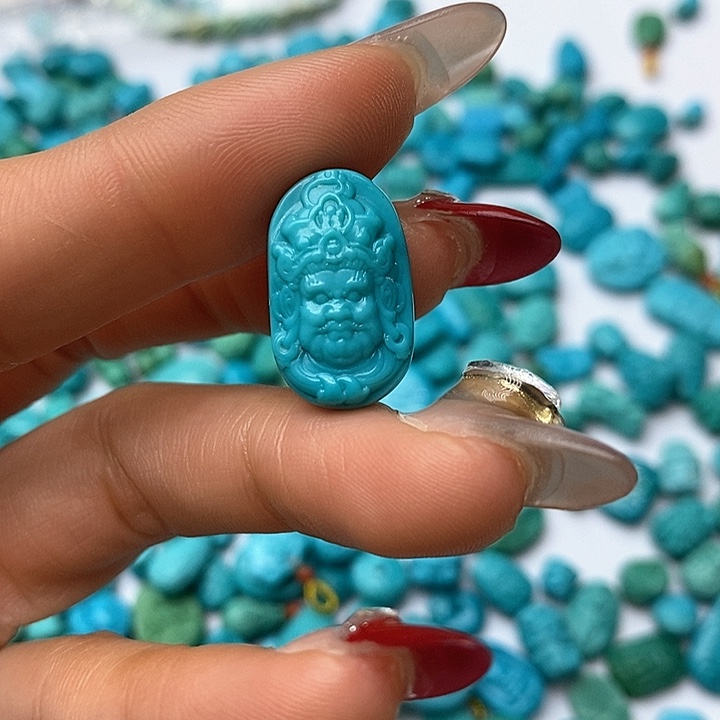 绿松石珠宝奇石未镶嵌