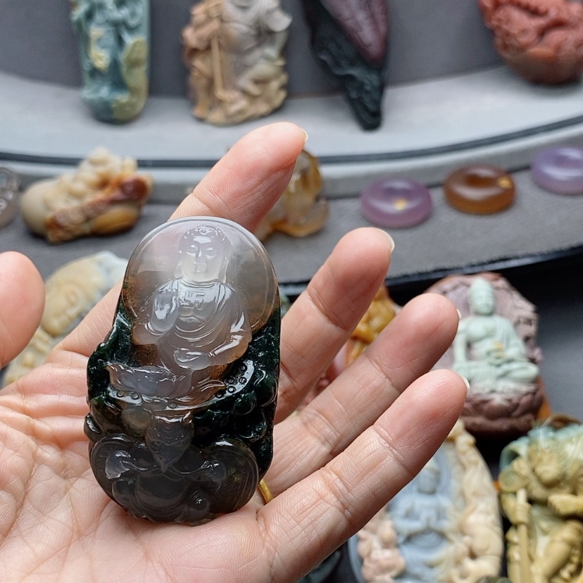 【闪购商品】未镶嵌吊坠定制玛瑙