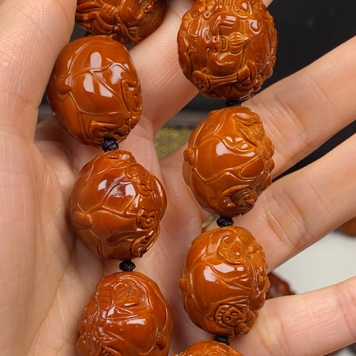 橄榄核吊坠直**前橄榄核手串