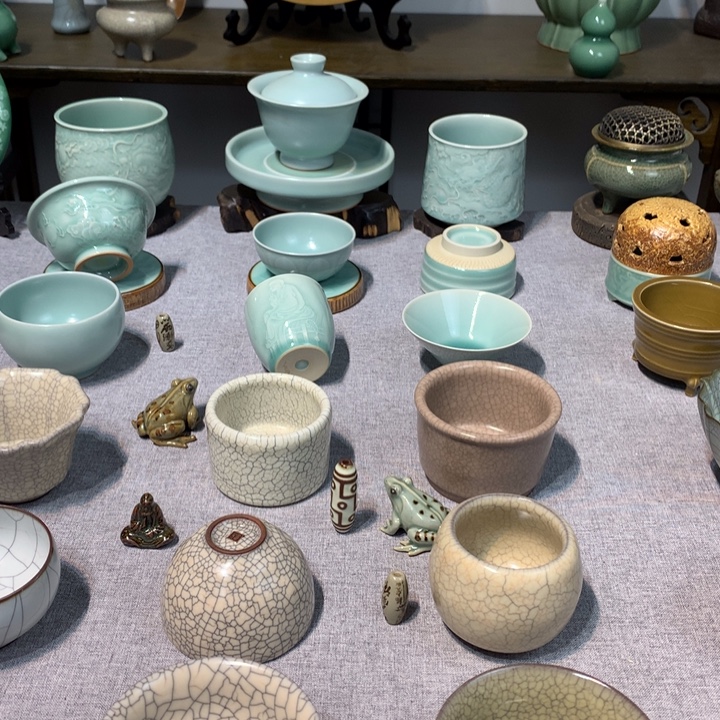 流***痕龙泉青瓷龙泉青瓷