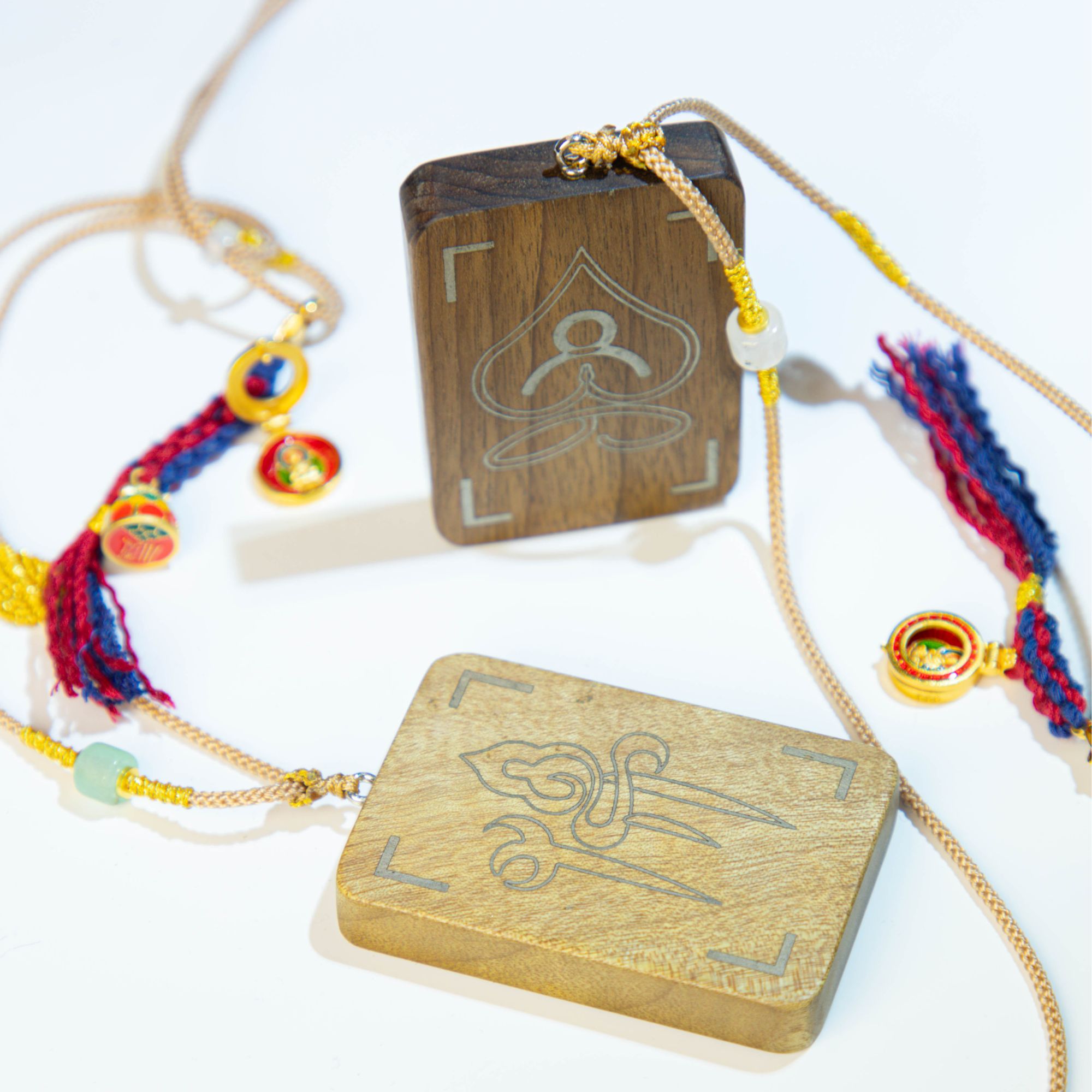 【念念无明】金丝楠木文玩挂件手串把玩手工工艺品原创设计款