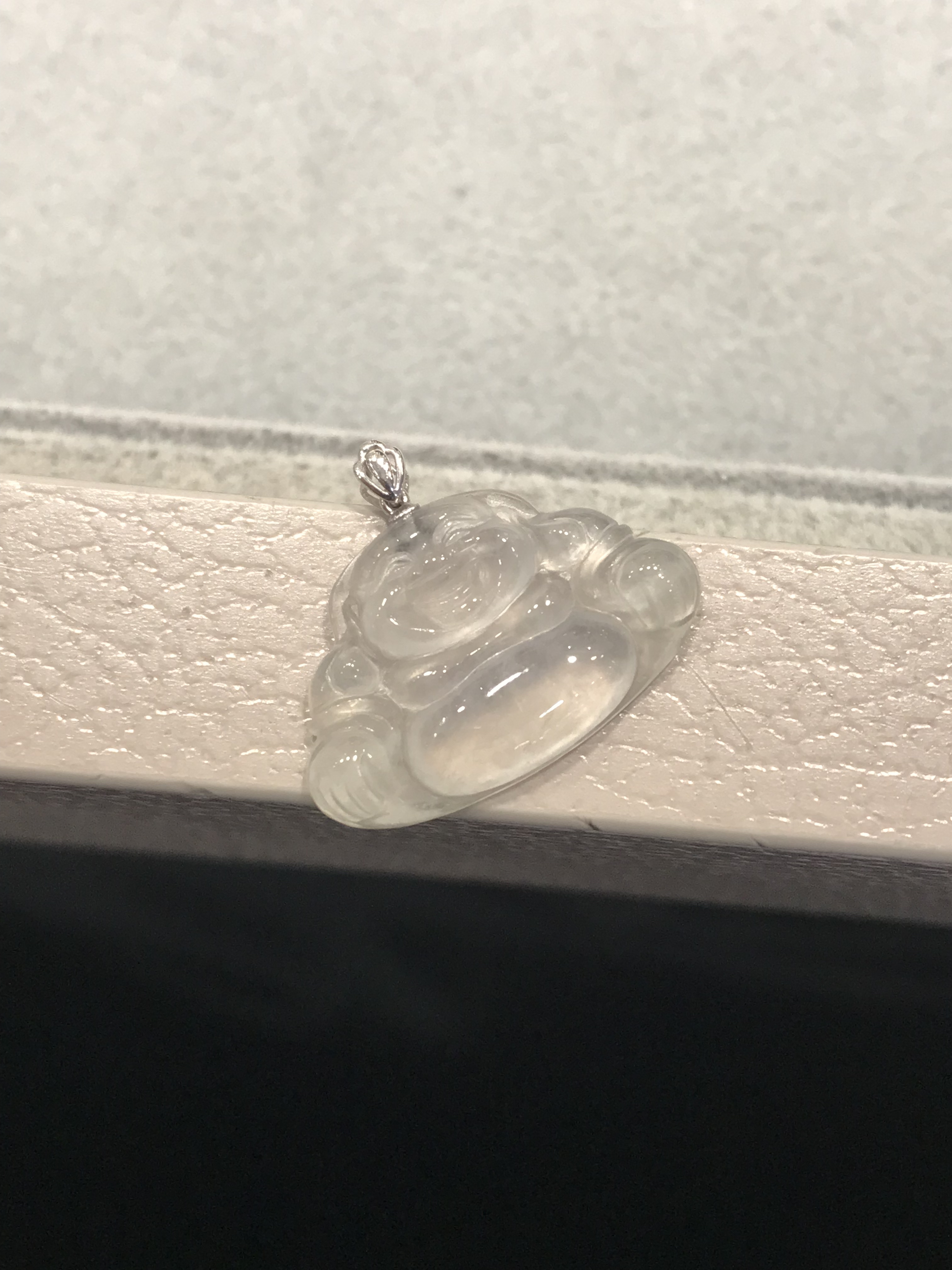 翡翠冰种精美时尚佛公