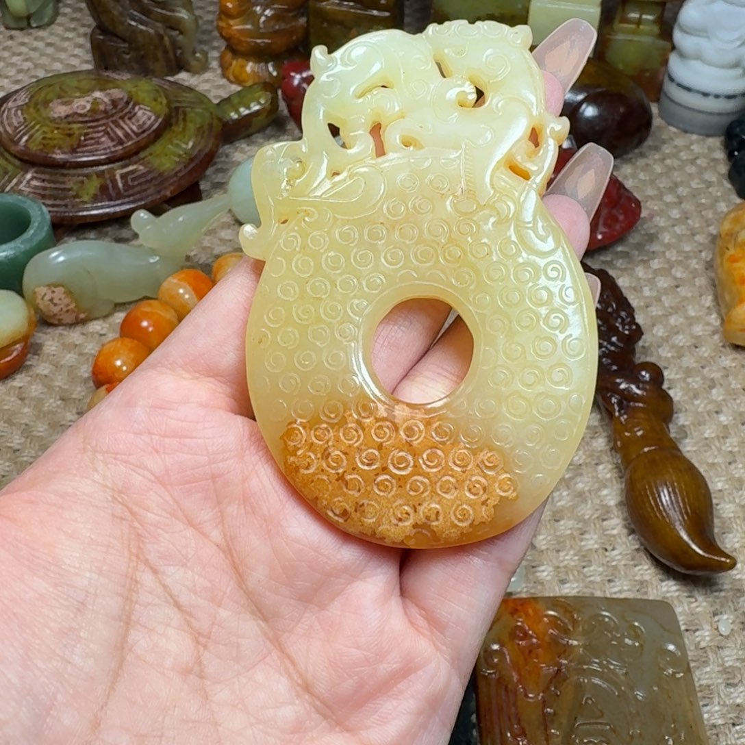 吊坠白玉菩提挂件