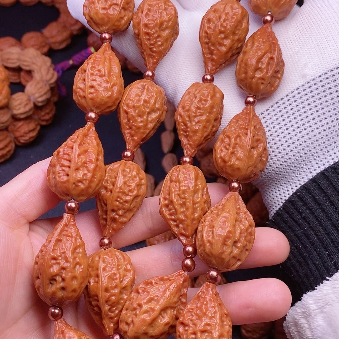 【闪购商品】文玩核桃吊坠水滴脖挂22