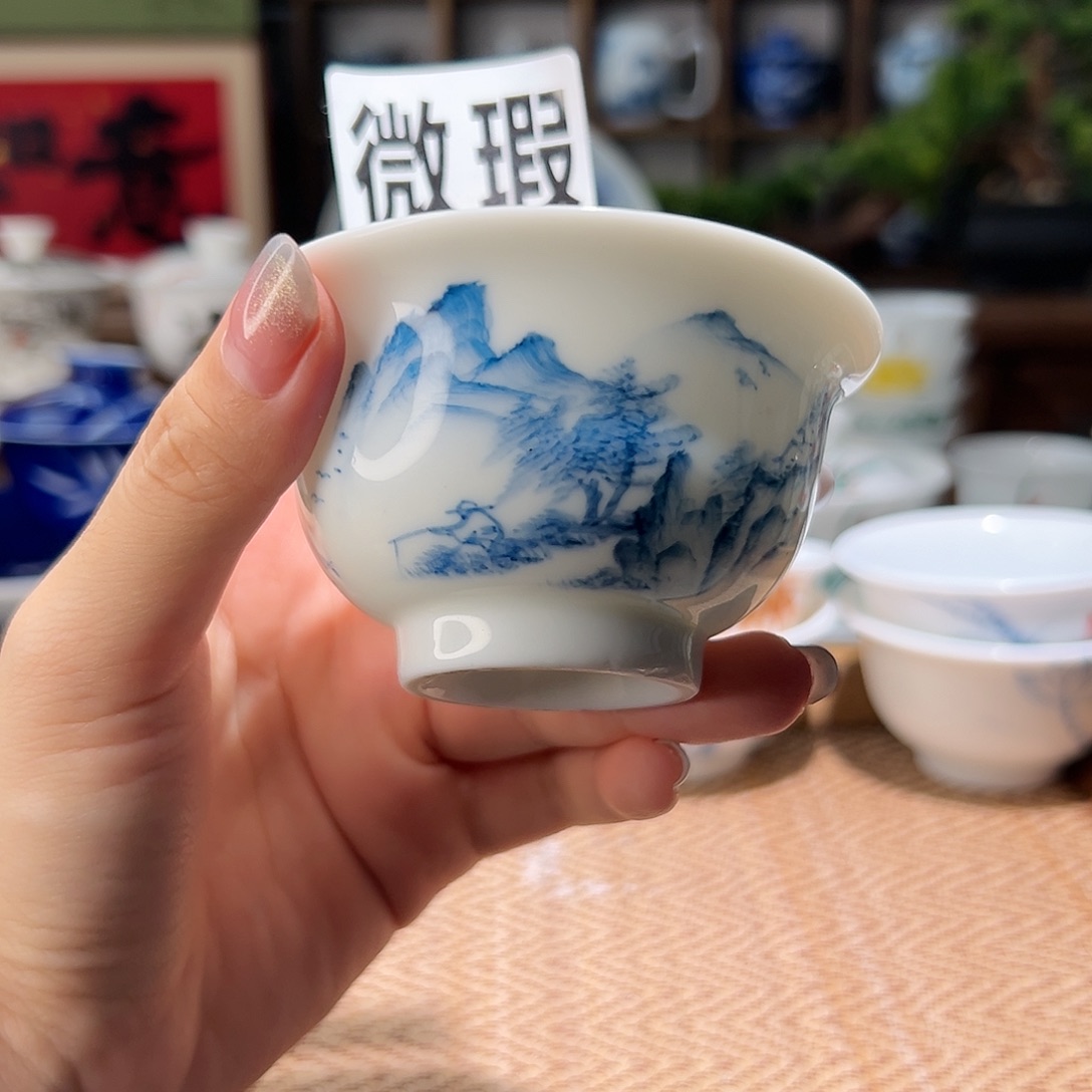 【闪购商品】手绘。压手杯。