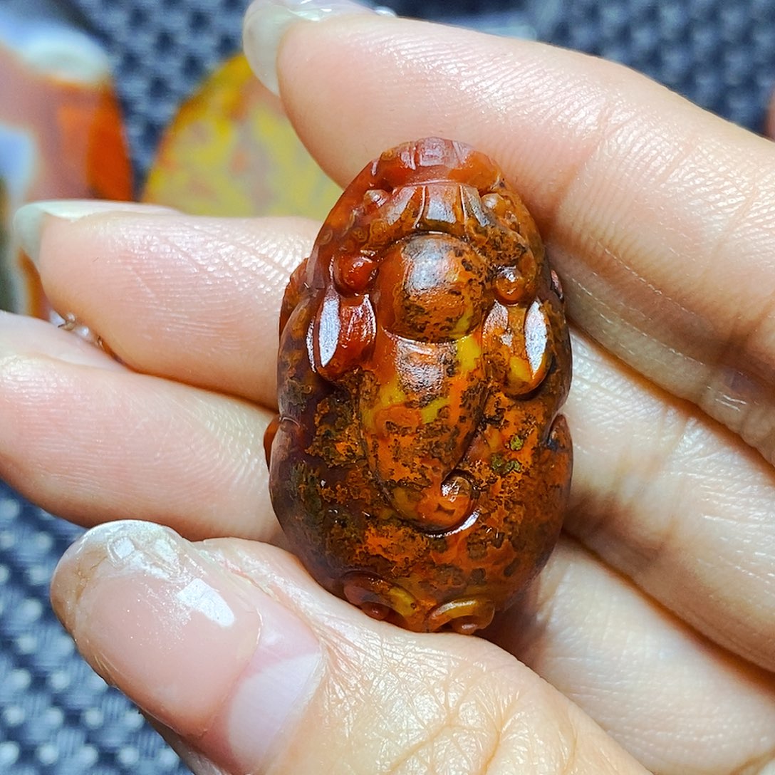 未镶嵌颈饰玛瑙/玉髓放**刀