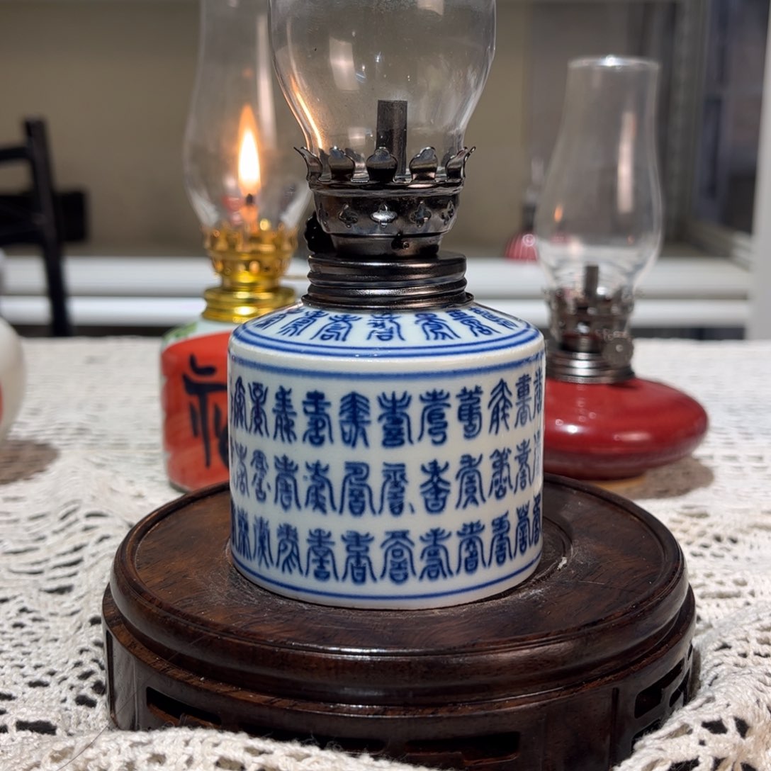 摆件景德镇陶瓷香薰灯