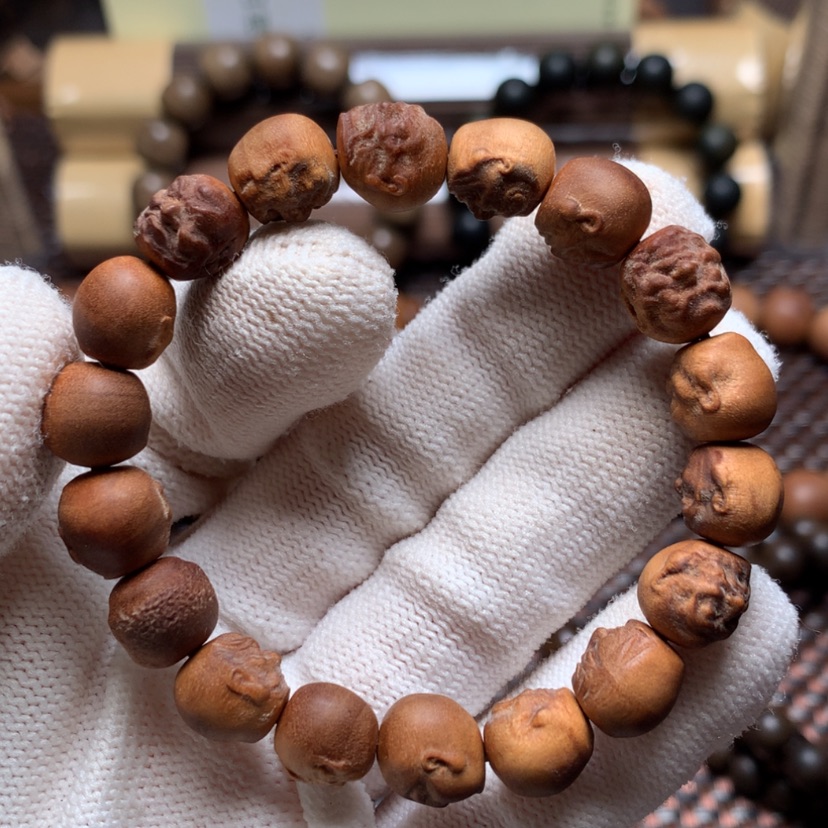 【闪购商品】檀香木手串/手链1.0老山雕刻手串尾货处理价