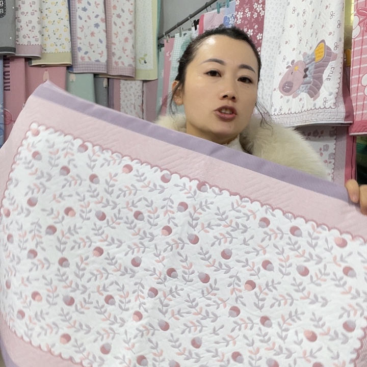 棉特价紫色果实纯棉