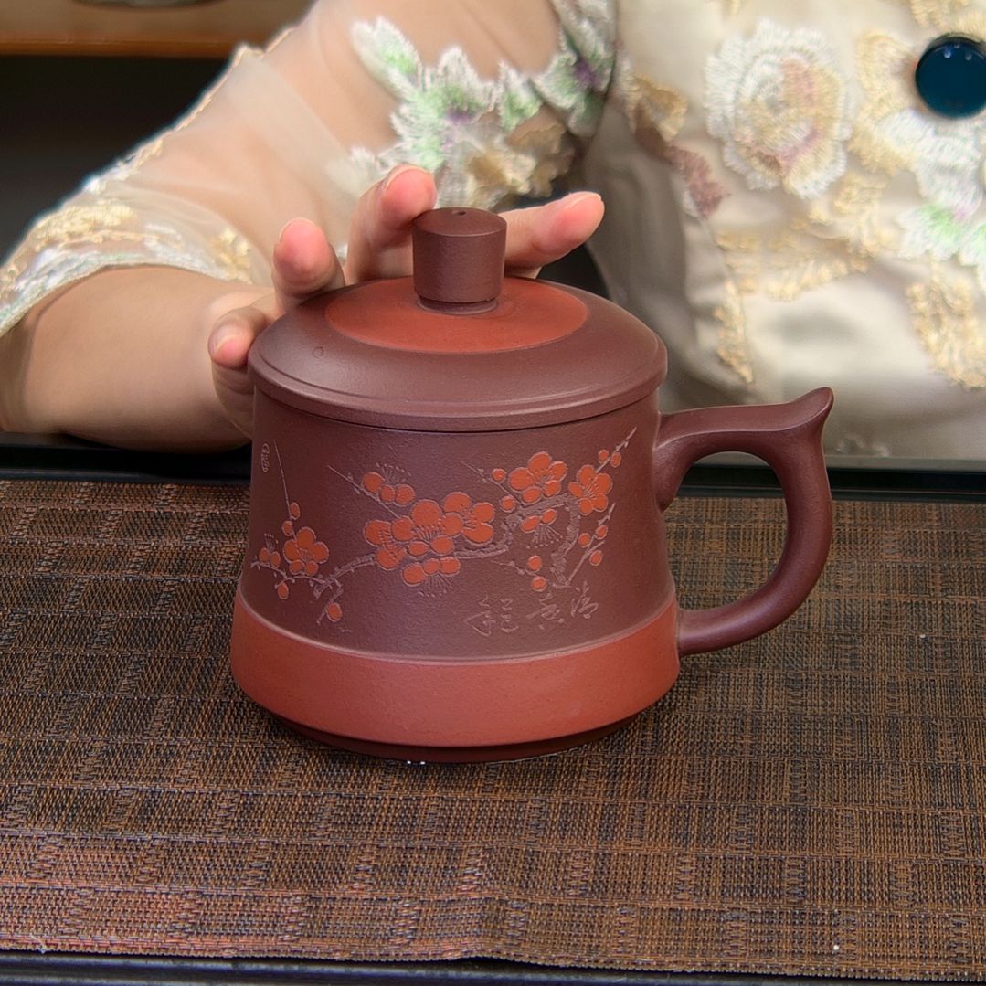 茶杯紫砂高货放漏