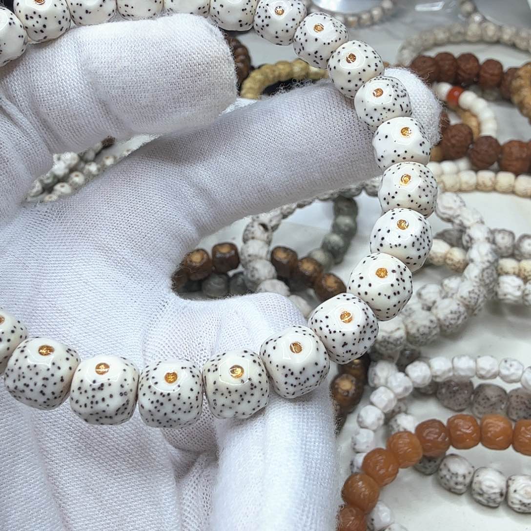 星月菩提吊坠恺**恺毕业双留白星点货烫金无相28