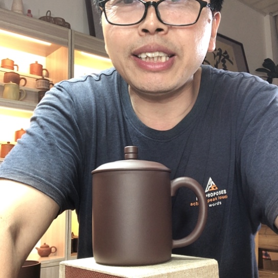 茶杯紫泥办公杯容量400