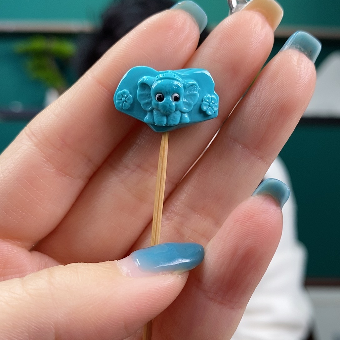 绿松石珠宝奇石未镶嵌