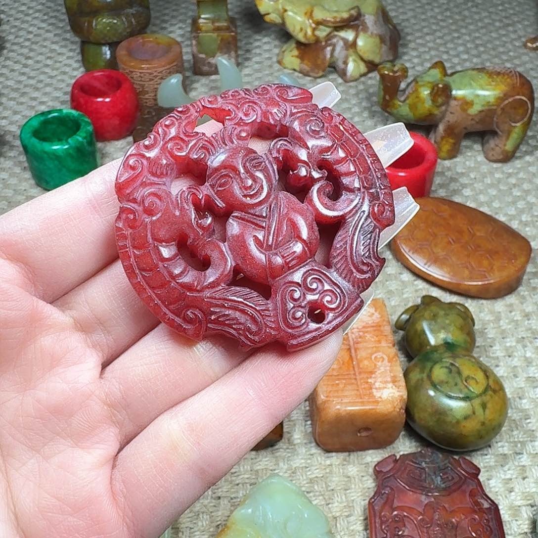 白玉菩提吊坠挂件