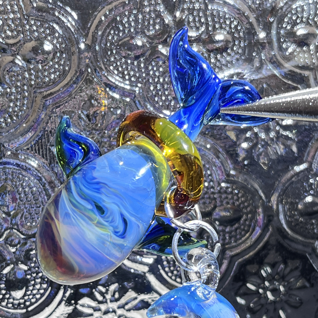 玻璃配饰鲸鱼专拍直播间 扣不到不要下单