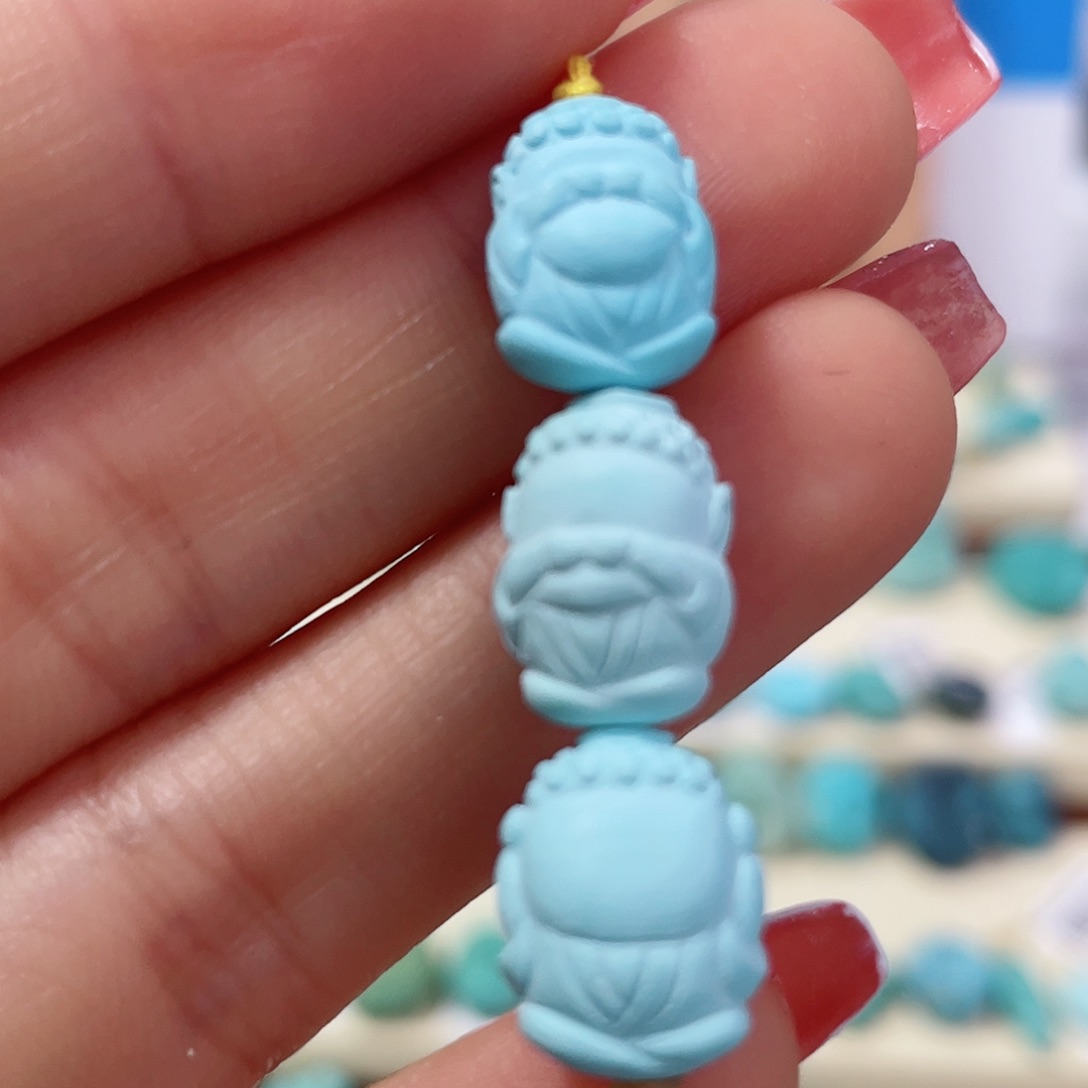 绿松石珠宝奇石未镶嵌