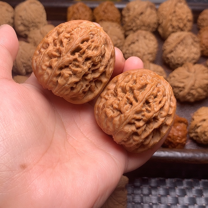 吊坠文玩核桃凤凰台41尺精修